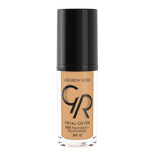 Load image into Gallery viewer, GOLDEN ROSE TOTAL COVER 2in1 FOUNDATION & CONCEALER