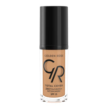 Load image into Gallery viewer, GOLDEN ROSE TOTAL COVER 2in1 FOUNDATION & CONCEALER
