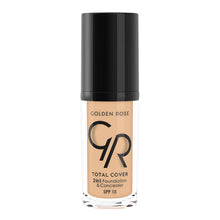 Load image into Gallery viewer, GOLDEN ROSE TOTAL COVER 2in1 FOUNDATION & CONCEALER
