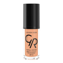 Load image into Gallery viewer, GOLDEN ROSE TOTAL COVER 2in1 FOUNDATION & CONCEALER