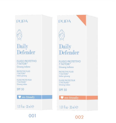 PUPA DAILY DEFENDER PROTECTIVE FLUID 7 FACTORS SPF50 30ml