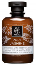 Load image into Gallery viewer, APIVITA PURE JASMINE SHOWER GEL WITH ESSENTIAL OILS