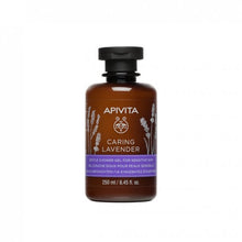 Load image into Gallery viewer, APIVITA CARING LAVENDER SHOWER GEL FOR SENSITIVE SKIN