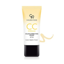 Load image into Gallery viewer, GOLDEN ROSE CC CREAM COLOR CORRECTING PRIMER SPF30