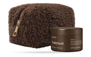 PUPA TEDDYLAND BODY SCRUB 150ml + TEDDY FABRIC MAKE UP POUCH