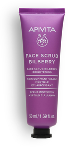 APIVITA FACE SCRUB BILBERRY - BRIGHTENING 50ml