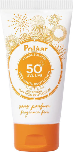 POLAAR FRAGRANCE FREE SPF50+ FACIAL SUN CARE FLUID 50ml (FRAGRANCE FREE)