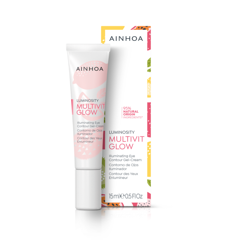 AINHOA MULTIVIT GLOW ILLUMINATING EYE CONTOUR GEL-CREAM 15ml
