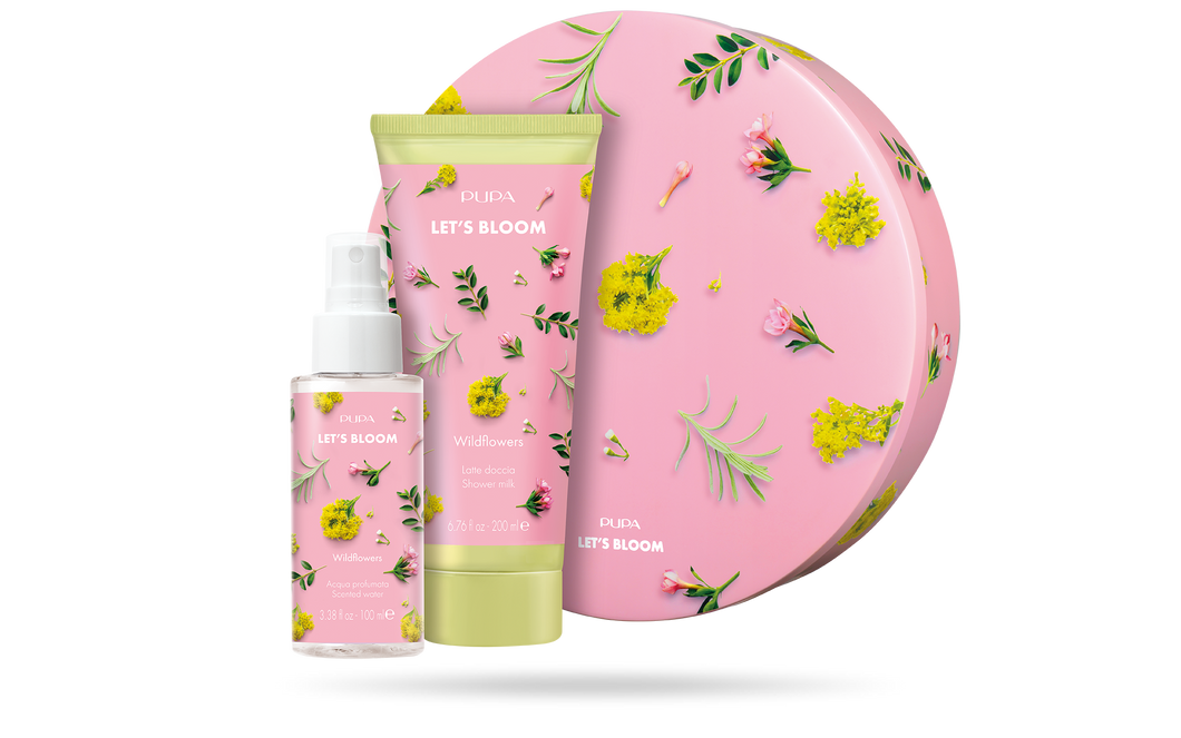 PUPA LET'S BLOOM SCENTED WATER & SHOWER MILK GIFT SETS