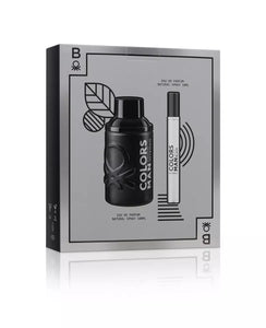BENETTON COLORS MAN BLACK INTENSO GIFT SET – Beauty Plus Malta