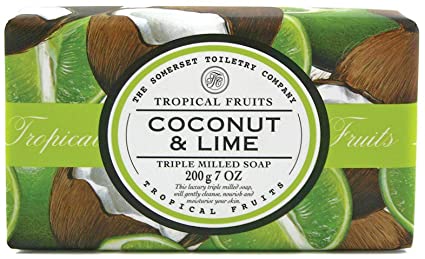 SOMERSET TROPICAL FRUITS COCONUT & LIME SOAP BAR