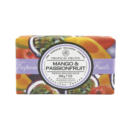 SOMERSET TROPICAL FRUITS MANGO & PASSIONFRUIT SOAP BAR