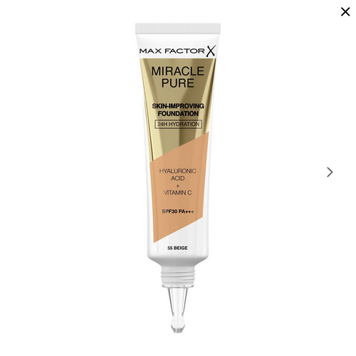 MAX FACTOR MIRACLE PURE FOUNDATION SPF30