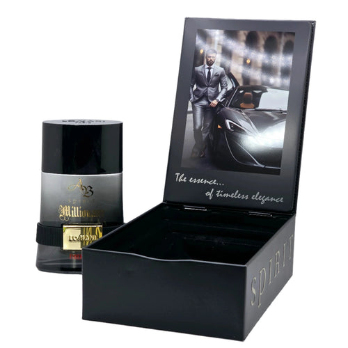 LOMANI AB SPIRIT MILLIONAIRE FIBER NOIR FOR MEN EAU de PARFUM 100ml