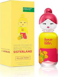 BENETTON SISTERLAND YELLOW PEONY EAU de TOILETTE 80ml