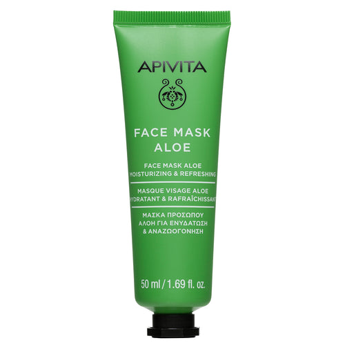 APIVITA FACE MASK MOISTURIZING & REFRESHING WITH ALOE 50ml