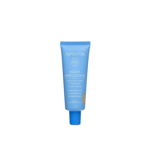 APIVITA AQUA BEELICIOUS HEALTHY GLOW HYDRATING TINTED FLUID CREAM SPF30