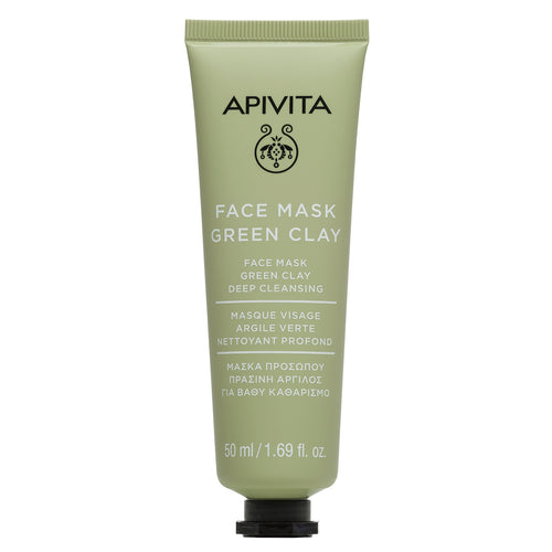 APIVITA FACE GREEN CLAY DEEP CLEANSING FACE MASK 50ml