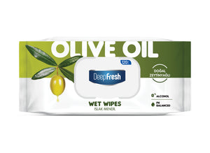 DEEP FRESH WET WIPES 120pc - OLIVE OIL