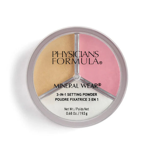 PHYSICIANS FORMULA MINERAL WEAR 3-IN-1 SETTING POWDER