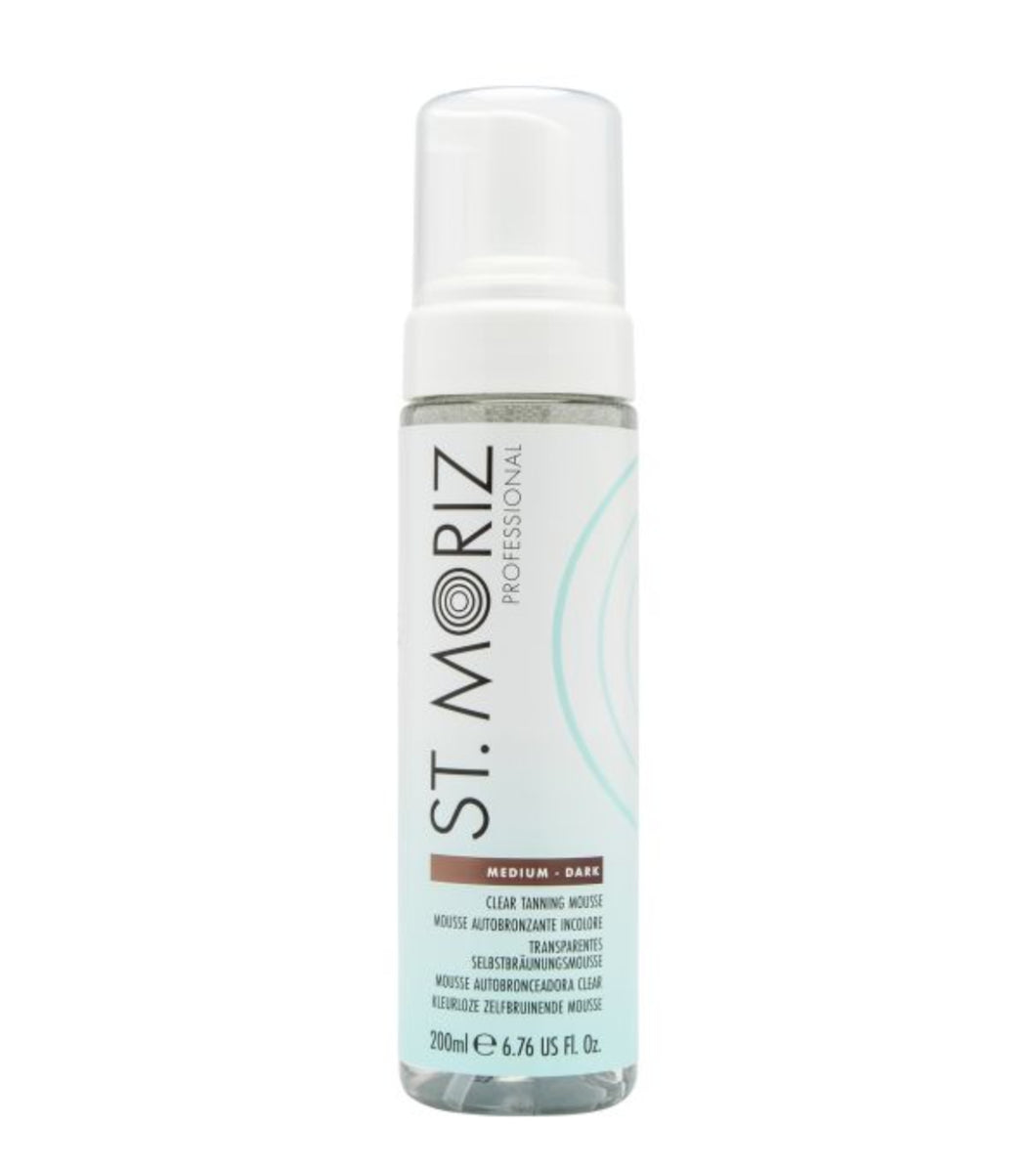 ST. MORIZ CLEAR TANNING MOUSSE MEDIUM/DARK