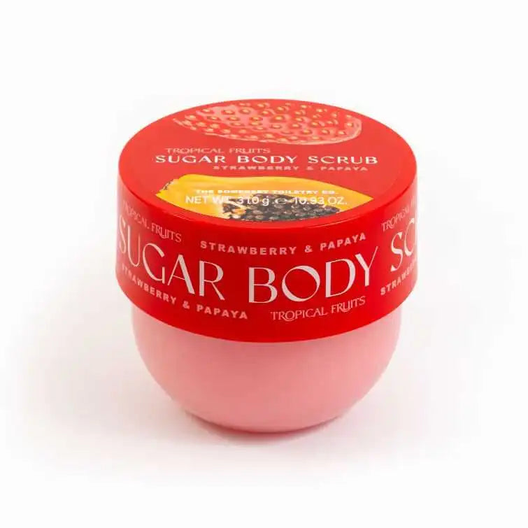 SOMERSET TROPICAL FRUITS STRAWBERRY & PAPAYA BODY SCRUB 310gr