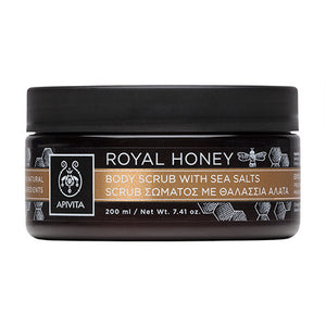 APIVITA ROYAL HONEY BODY SCRUB WITH SEA SALTS 200ml