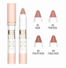 Load image into Gallery viewer, GOLDEN ROSE NUDE LOOK CREAMY SHINE LIPSTICK