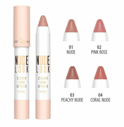 GOLDEN ROSE NUDE LOOK CREAMY SHINE LIPSTICK