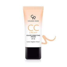 Load image into Gallery viewer, GOLDEN ROSE CC CREAM COLOR CORRECTING PRIMER SPF30