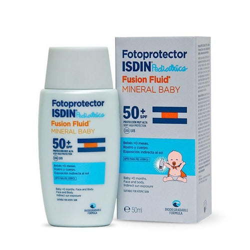ISDIN FOTOPROTECTOR PEDIATRICS FUSION FLUID MINERAL BABY FLUID SPF 50
