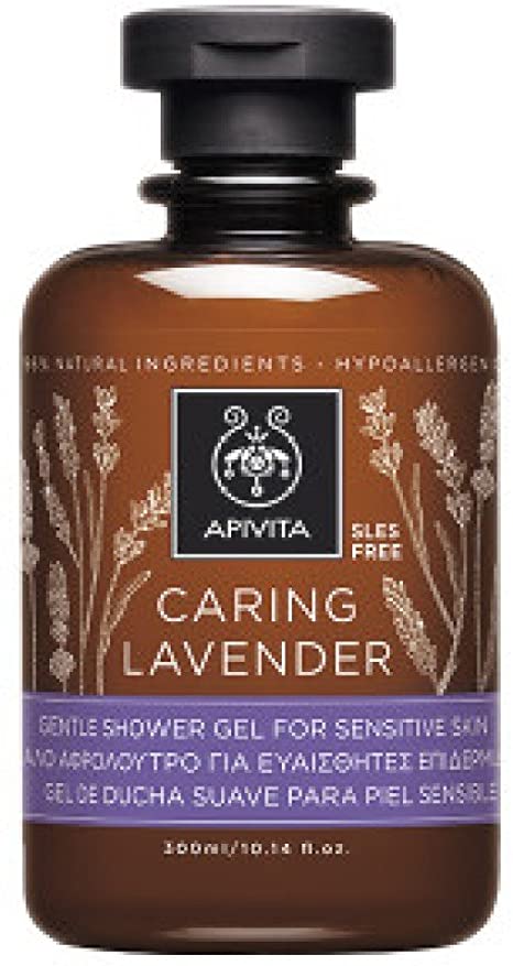 APIVITA CARING LAVENDER SHOWER GEL FOR SENSITIVE SKIN